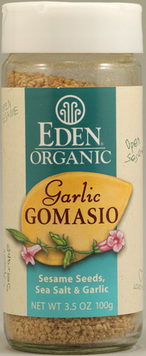 Gomasio seasoning: toasted sesame seeds, kosher salt & herb blend