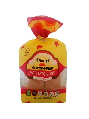 Ener-G Hot Dog Buns Plant Based -- 7.76 oz