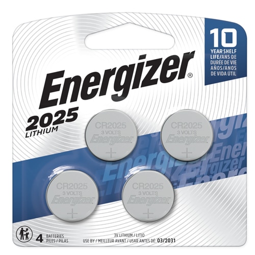 Energizer 2025 Lithium Mini Batteries 4 Batteries Vitacost