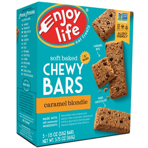 UPC: 819597011258 Enjoy Life Chewy Bars – Caramel Blondie, 5.75 oz