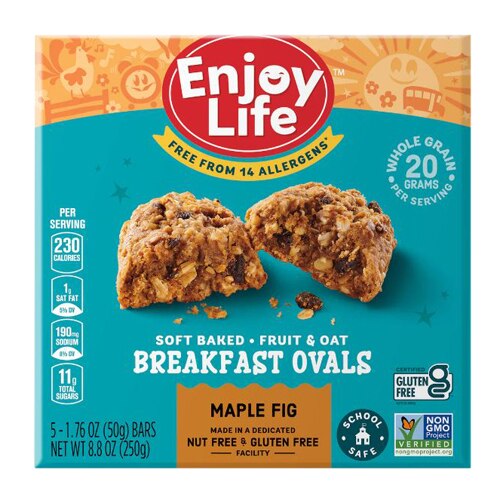 Enjoy Life Soft-Baked Breakfast Fruit & Oat Ovals Maple Fig