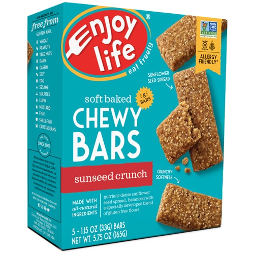 Enjoy Life Soft Baked Chewy Bars Gluten Free Sunseed Crunch