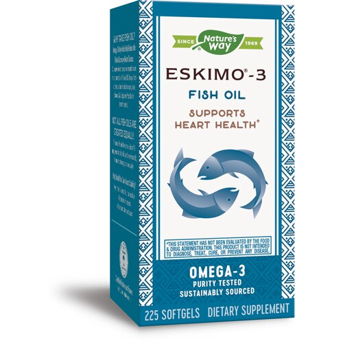 Enzymatic Therapy Eskimo-3® Fish Oil -- 225 Softgels