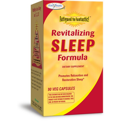 Enzymatic Therapy Fatigued to Fantastic® Revitalizing Sleep Formula -- 90 Veg Capsules
