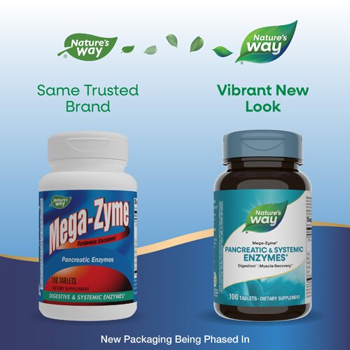 Enzymatic Therapy Mega-Zyme® -- 100 Tablets