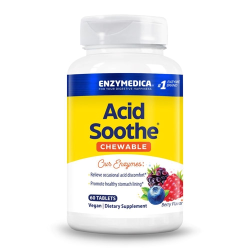 Enzymedica Acid Soothe™ Berry -- 60 Chewable Tablets