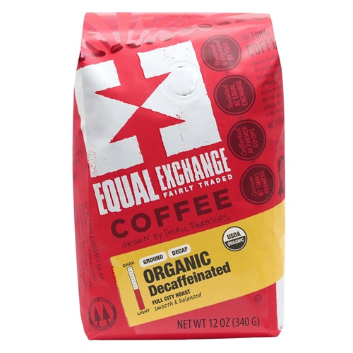 Equal Exchange Organic Decaffeinated Ground -- 12 oz