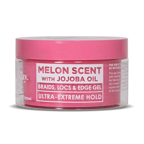 Esha Slick N Slay Hair Gel for Braids Locs & Edges - Melon Scent