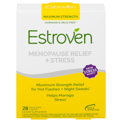 Estroven Menopause Relief Maximum Strength + Energy -- 28 Caplets