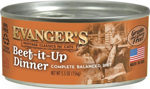 Evanger's Heritage Classics Wet Cat Food Beef It Up Dinner Beef