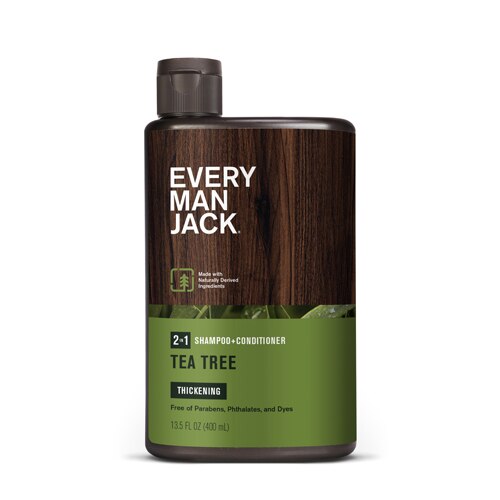 Every Man Jack Tea Tree Men's Thickening 2-in-1 Shampoo + Conditioner -- 13.5 fl oz