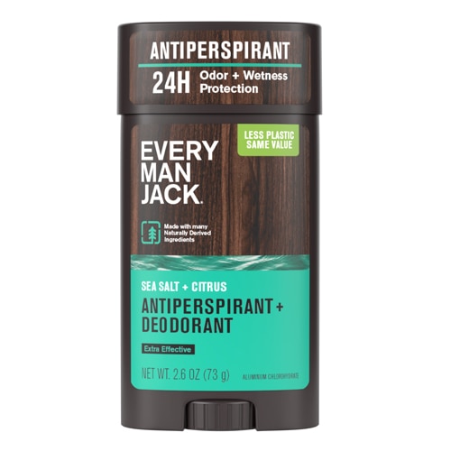 Every Man Jack Antiperspirant + Deodorant - Sea Salt + Citrus