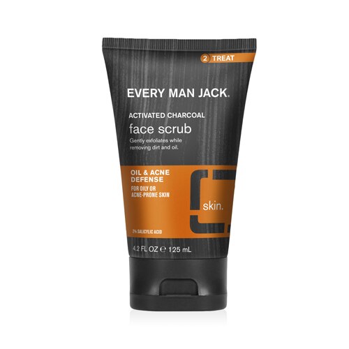Every Man Jack Charcoal Face Scrub Skin Clearing