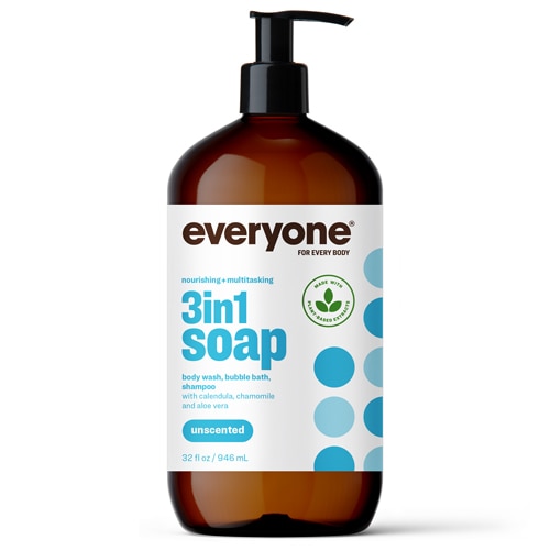 Everyone For Every Body 3 In 1 Soap Unscented 32 oz *Pack of 2* FAST  SHIPPING