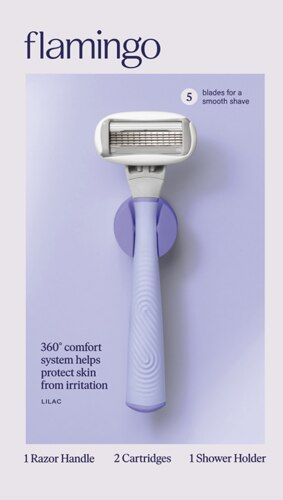 Flamingo Razor Kit - Lilac -- 1 Kit