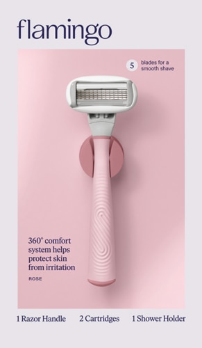 Flamingo Razor Kit - Rose