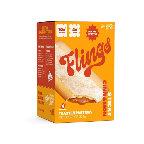 Flings Toaster Pastries Sticky Cinnamon