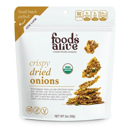 Foods Alive Good n Hearty Organic Onion Ring Clusters -- 2 oz
