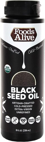 Foods Alive Organic Black Seed Oil Cold-Pressed