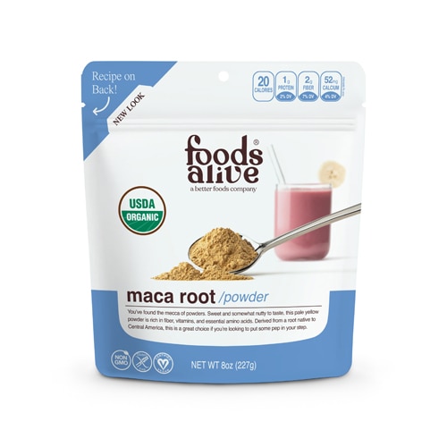 Foods Alive Organic Superfoods Maca Powder RAW -- 8 oz