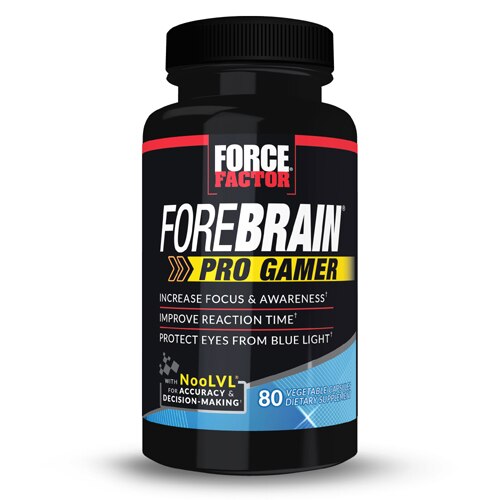 Force Factor ForeBrain Pro Gamer -- 80 Vegetable Capsules