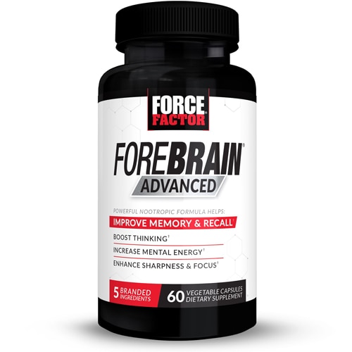 Force Factor Forebrain® Advanced Memory & Recall Support -- 60 Vegetable Capsules