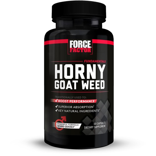 Force Factor Fundamentals Horny Goat Weed -- 60 Capsules