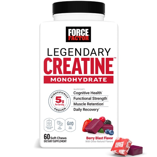 Force Factor Legendary Creatine Monohydrate Berry Blast
