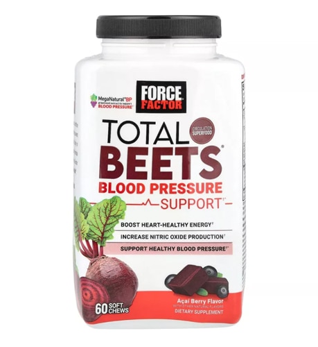 Force Factor Total Beets Blood Pressure Support Acai Berry