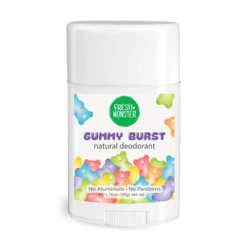 Fresh Monster Kids Natural Aluminum-Free Deodorant Gummy Burst -- 1.76 oz
