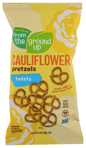 From The Ground Up Cauliflower Pretzel Twists -- 4.5 oz