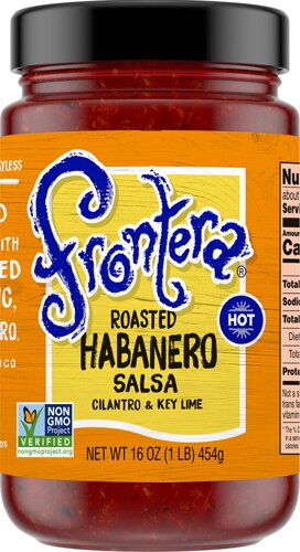 Frontera Gourmet Mexican Salsa Hot Roasted Habanero -- 16 oz