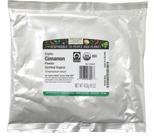 Frontier Co-Op Ceylon Cinnamon Powder Certified Organic