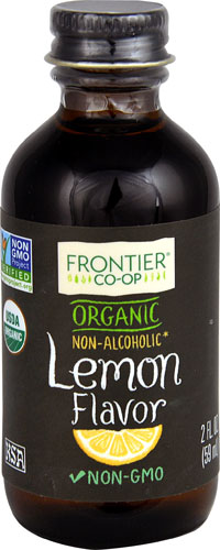 Frontier Co-Op Organic Lemon Flavor Non-Alcoholic -- 2 fl oz