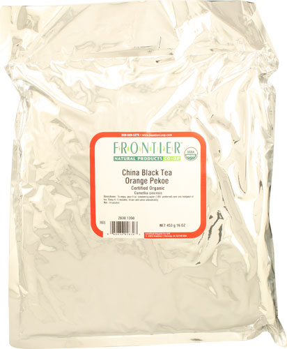 Frontier Natural Products Organic China Black Tea Orange Pekoe
