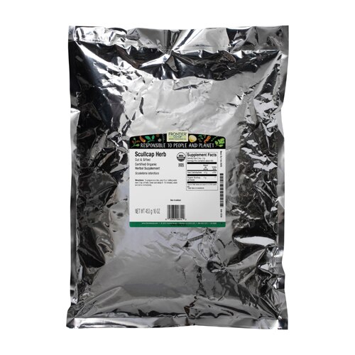 Frontier Natural Products Organic Scullcap Leaf & Flower