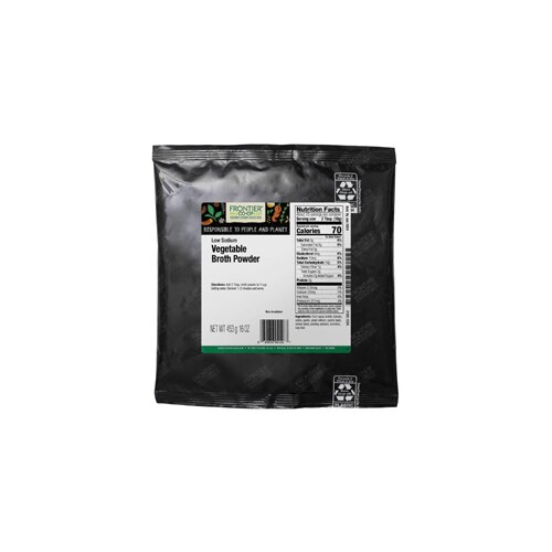 Frontier Natural Products Vegetable Broth Powder Low Sodium