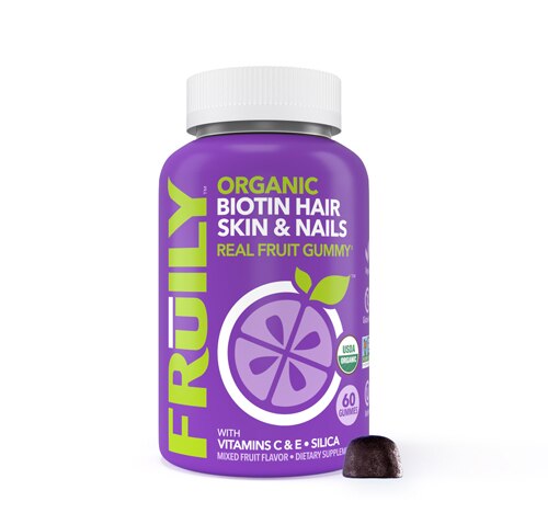 Fruily Organic Biotin Hair Skin & Nails Mixed Fruit