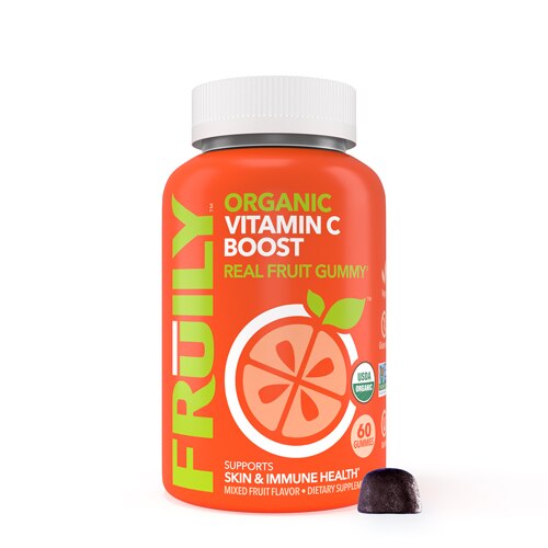 Fruily Organic Vitamin C Boost Mixed Fruit -- 60 Gummies