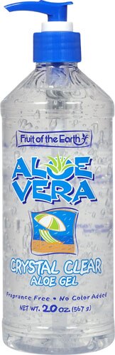 Fruit Of The Earth Aloe Vera Crystal Clear Aloe Gel 20 Oz