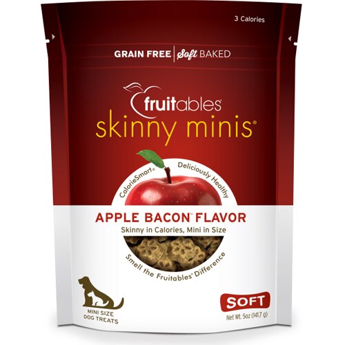 Fruitables Skinny Minis Soft Dog Treats Apple Bacon