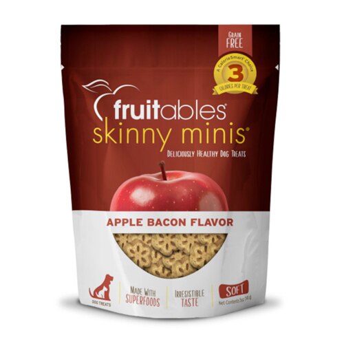 Fruitables Skiny Minis Dog Deliciously Healthy Dog Treats Apple Bacon