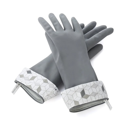 Full Circle Splash Patrol Natural Latex Cleaning Gloves Size M/L -- 1 Pair