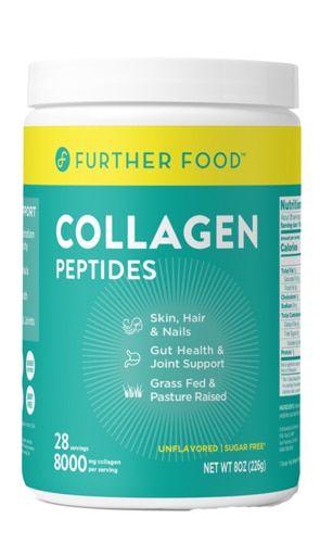 Further Food Collagen Peptides 100% Pure Protein Powder Unflavored