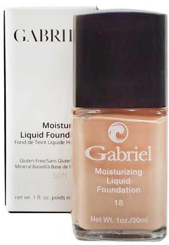 Gabriel Moisturizing Liquid Foundation 18 Soft Beige -- 1 fl oz