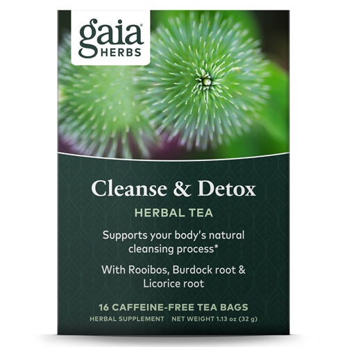 Gaia Herbs Cleanse and Detox Herbal Tea -- 16 Tea Bags