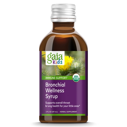 Gaia Herbs Kids Organic Bronchial Wellness Syrup