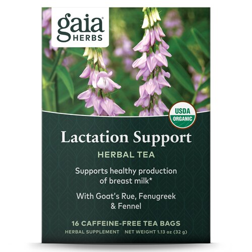 Gaia Herbs Lactation Support Herbal Tea - Caffeine Free