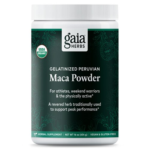 Gaia Herbs Maca Powder Gelatinized Peruvian -- 16 oz