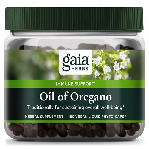 Gaia Herbs Oil of Oregano -- 180 Vegan Liquid Phyto-Caps